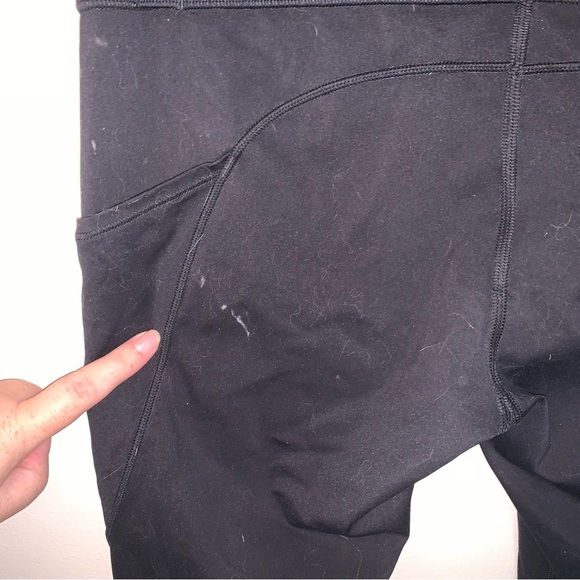 Lululemon Fast & Free 7/8 Tight II *Non-Reflective Nulux 25" Black 8 - Picture 10 of 11